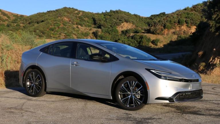 2025 Toyota Prius parked outside.